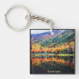Llavero Keychain acrílico de estanques de otoño