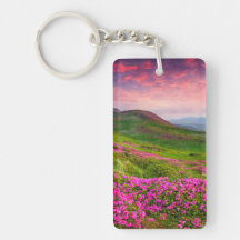 Keychain acrílico de Floral Hill