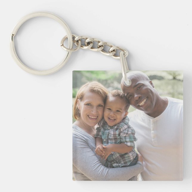 Llavero Keychain acrílico de foto personalizada (Frente)