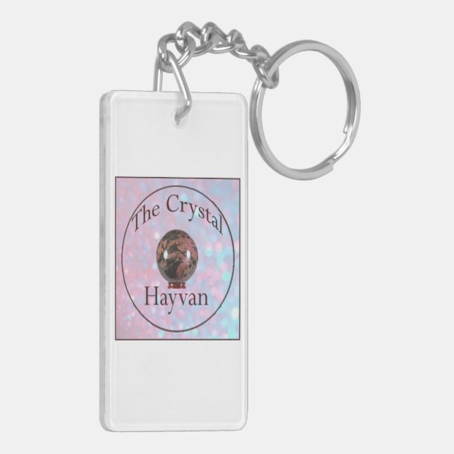 Llavero Keychain acrílico de impresión de baryte (Atrás Izquierda)