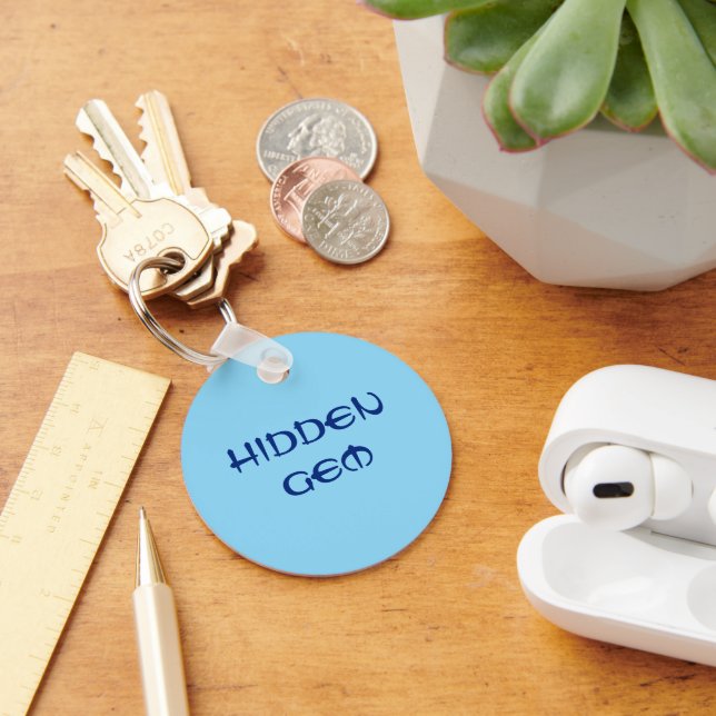 Llavero Keychain acrílico de joyas ocultas (Escritorio )