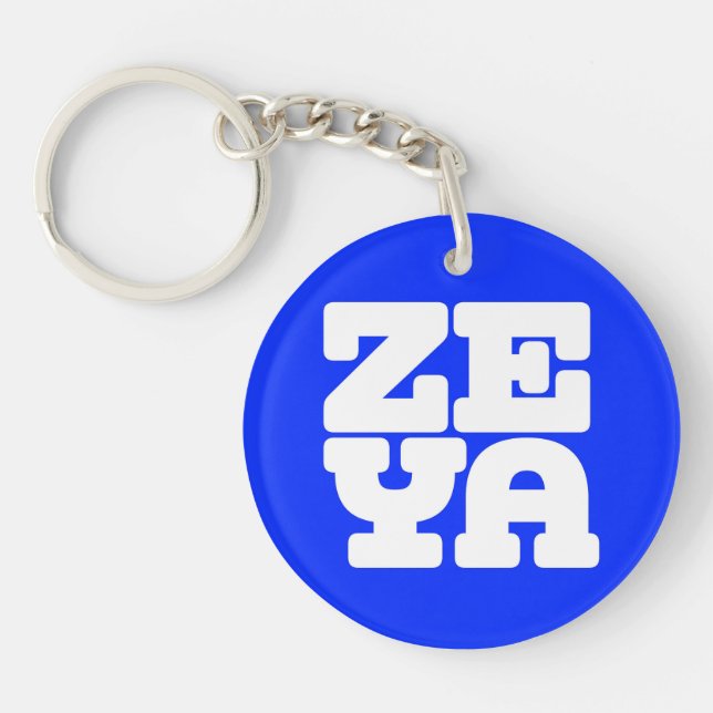 Llavero Keychain acrílico de la comedia de Zeya (Frente)