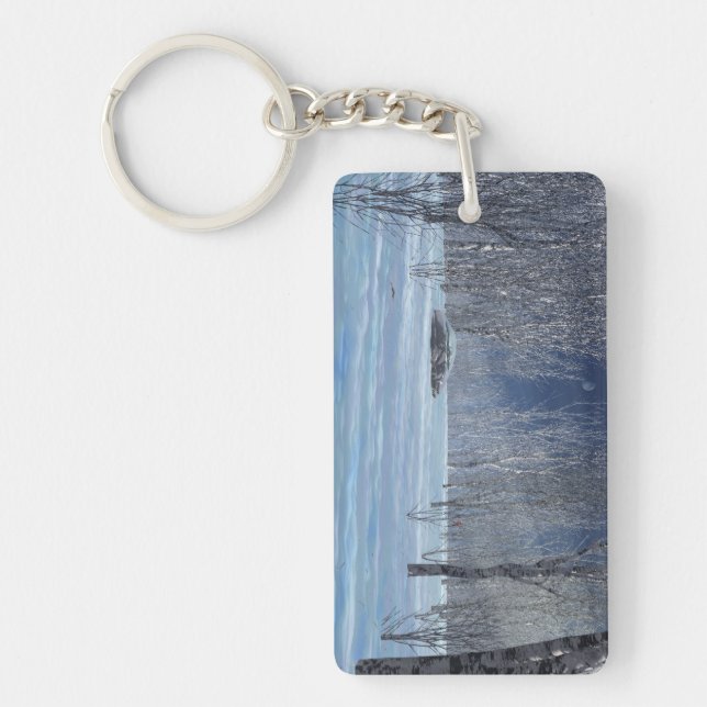 Llavero Keychain acrílico de luz silenciosa (Frente)