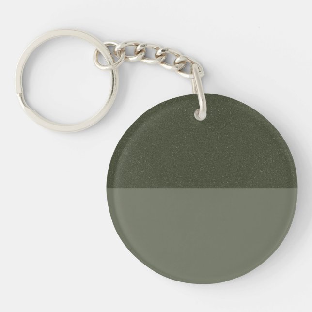 Llavero Keychain acrílico de Moss Especkled - Personalizab (Frente)