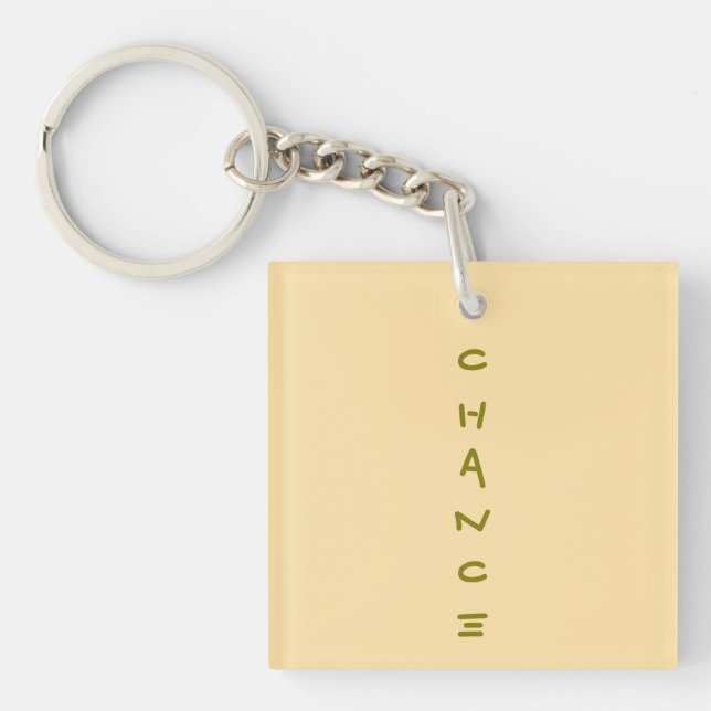 Llavero Keychain acrílico de oportunidad (Frente)