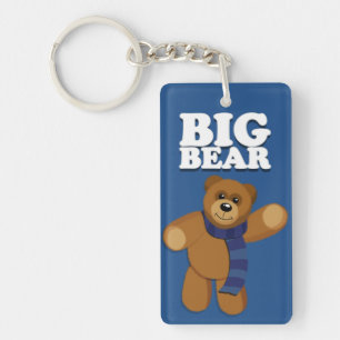 Llavero Keychain acrílico de oso grande