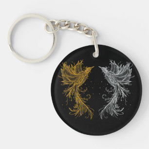 Llavero Keychain acrílico de Phoenix Twins