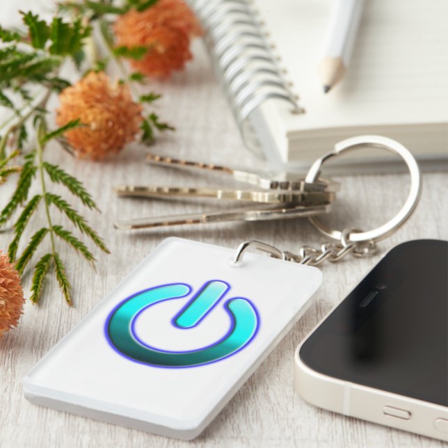 Llavero Keychain acrílico de poder de Zer0 (Frente Derecha)