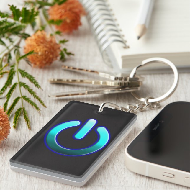 Llavero Keychain acrílico de poder de Zer0 (Frente Derecha)