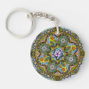 Llavero Keychain acrílico de primavera