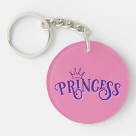 Llavero Keychain acrílico de Princesa