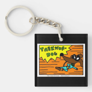 Llavero Keychain acrílico de TAEKWON-DOG