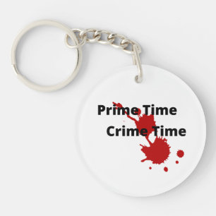 Llavero Keychain acrílico de tiempo de delincuencia por ho