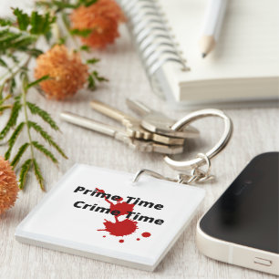 Llavero Keychain acrílico de tiempo de delincuencia por ho