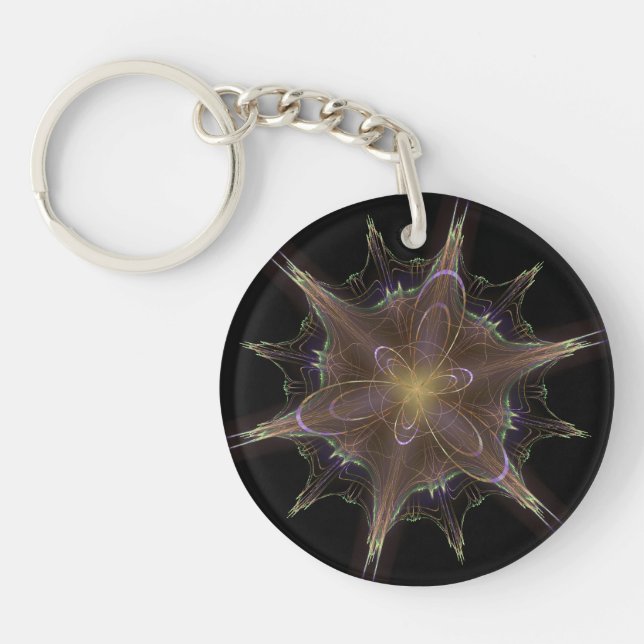 Llavero Keychain acrílico de verano celestial (Frente)