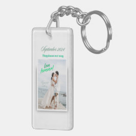 Llavero Keychain acrílico del tablero de visión del Boda f