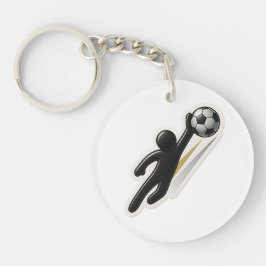 Llavero Keychain acrílico - Diseño de fútbol