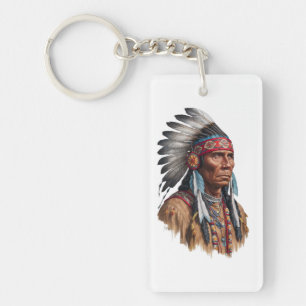 Llavero Keychain acrílico - Estadounidenses nativos