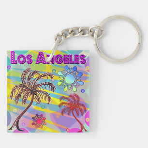 Llavero Keychain acrílico feliz y esperanzador en Los Ánge