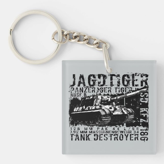 Llavero Keychain acrílico JAGDTIGER (Frente)