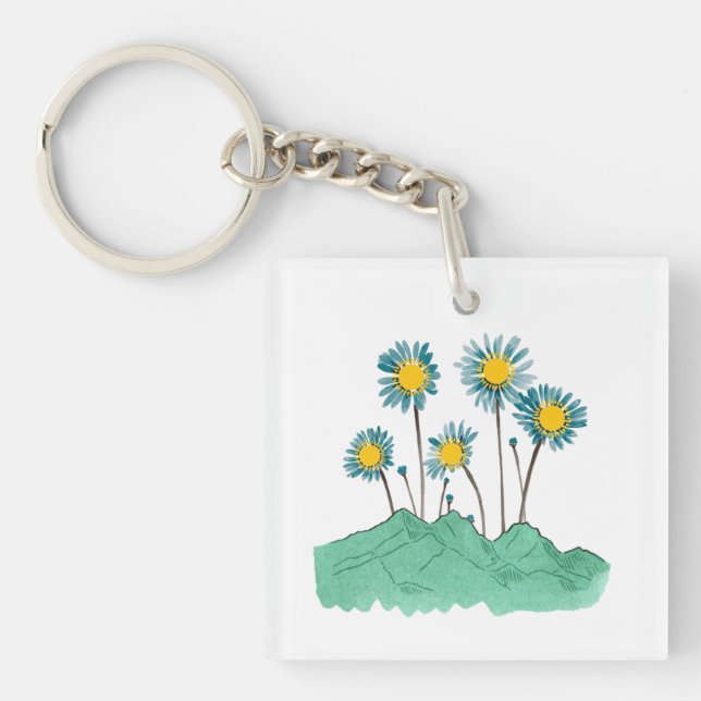 Llavero Keychain acrílico Kazajistán (Frente)