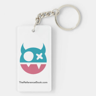 Llavero Keychain acrílico, logotipo de doble cara