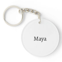Keychain acrílico maya