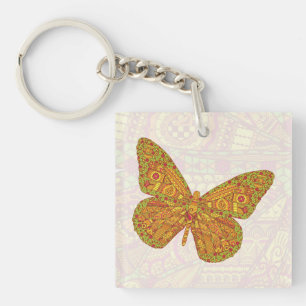 Llavero Keychain acrílico monarca india