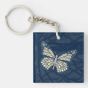 Llavero Keychain acrílico monarca judía