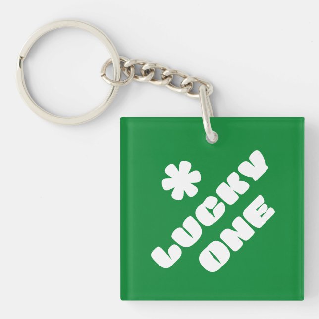 Llavero Keychain acrílico para la buena suerte (Frente)