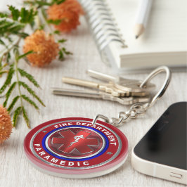 Llavero Keychain acrílico paramédico