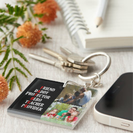 Llavero Keychain acrílico personalizado del padre