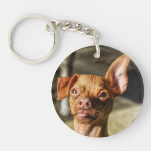 Llavero Keychain acrílico, Rectángulo (doble cara)