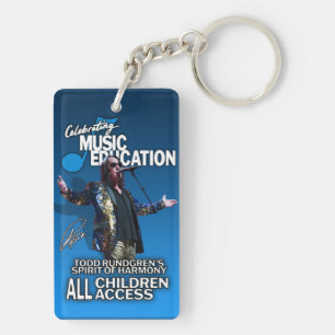 Llavero Keychain acrílico, Rectángulo (doble cara)