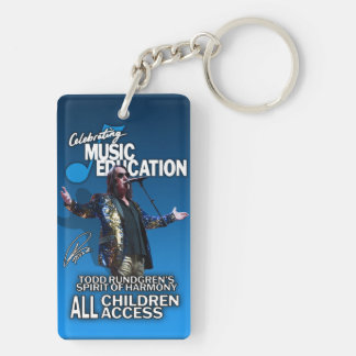 Llavero Keychain acrílico, Rectángulo (doble cara)