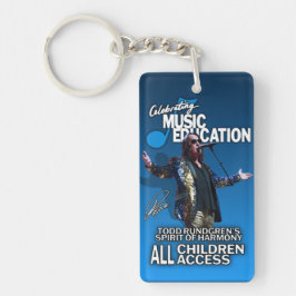 Llavero Keychain acrílico, Rectángulo (doble cara)