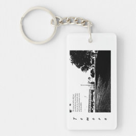 Llavero Keychain acrílico, Rectángulo (unilateral)
