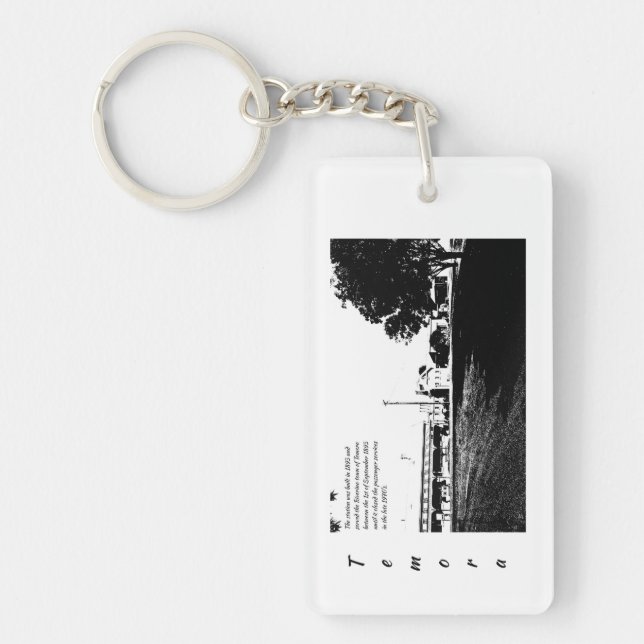 Llavero Keychain acrílico, Rectángulo (unilateral) (Frente)