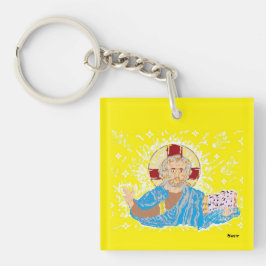 Llavero Keychain acrílico: Señor Jesucristo