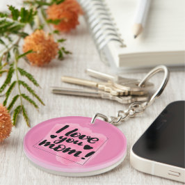 Llavero Keychain acrílico "Te amo"