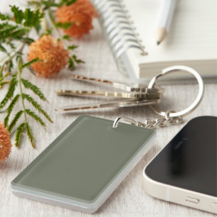 Llavero Keychain acrílico verde personalizado Moss