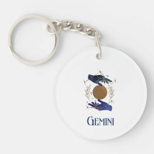 Llavero Keychain acrílico-zodiaco Gemini