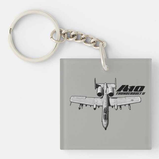 Llavero Keychain Acrylic Keychain A-10 Thunderbolt II (Frente)