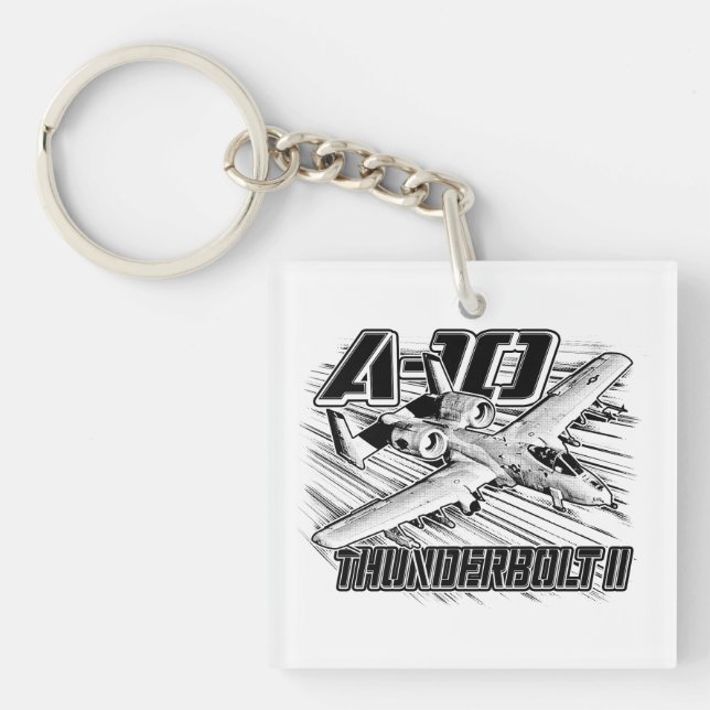 Llavero Keychain Acrylic Keychain A-10 Thunderbolt II (Frente)