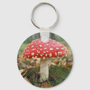 Llavero Keychain ágaro de la mosca roja