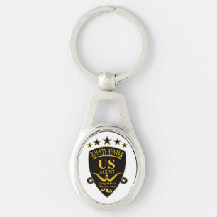 Llavero Keychain, agente de Bounty Hunter