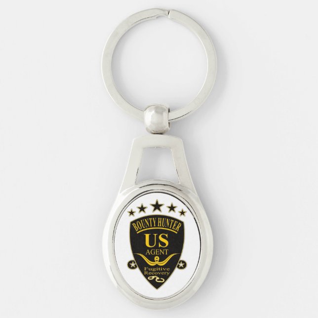 Llavero Keychain, agente de Bounty Hunter (Anverso)