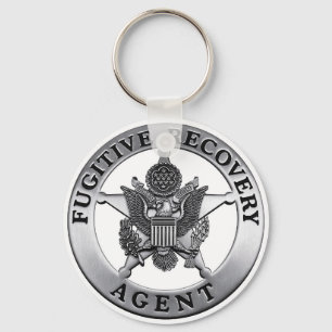 LLAVERO KEYCHAIN, AGENTE DE RECUPERACIÓN FUGITIVA
