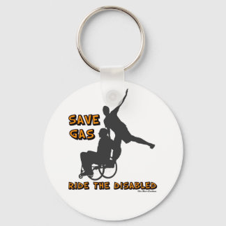 Llavero Keychain - Ahorra Gas, Viaja Con Los Incapacitados