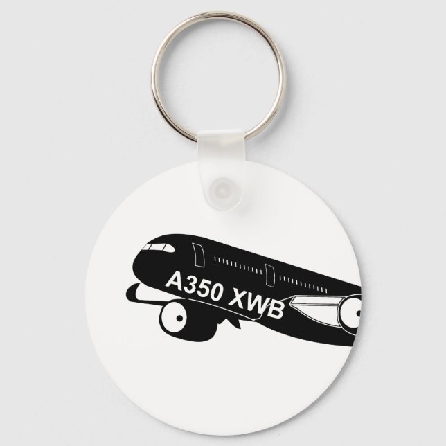 Llavero Keychain Airbus A350-XWB por HajiBoris (Anverso)